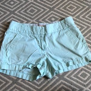 Mint Green JCrew Shorts Size 0